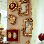 cadres decoratifs or ornements floraux angelots baroque decoration murale fixations murales luxe maison