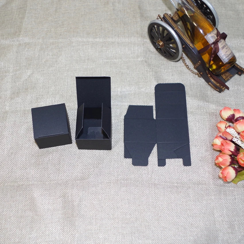 Boîtes en papier kraft brun pour cosmétiques