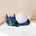 support enceinte connectée dragon stylisé impression 3d fantaisie couleur rouge bleu vert violet noire