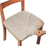 housse chaise gris moderne adhésive imperméable lavable polyester chambre coucher salon