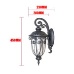 lampe murale classique ornements floraux verre translucide vintage éclairage chambre salle bains entrée étude