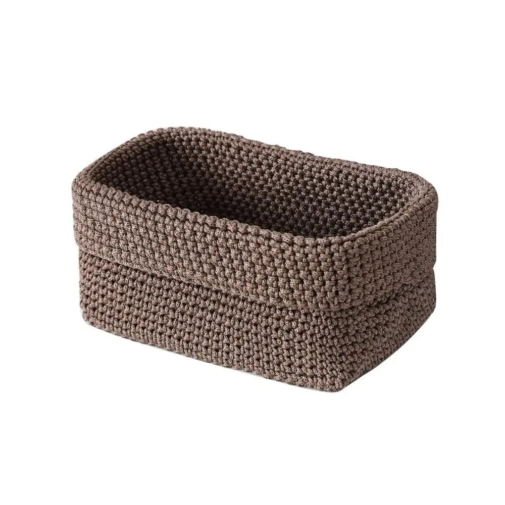 panier réutilisable moderne gris noir marron rangement chambre salon
