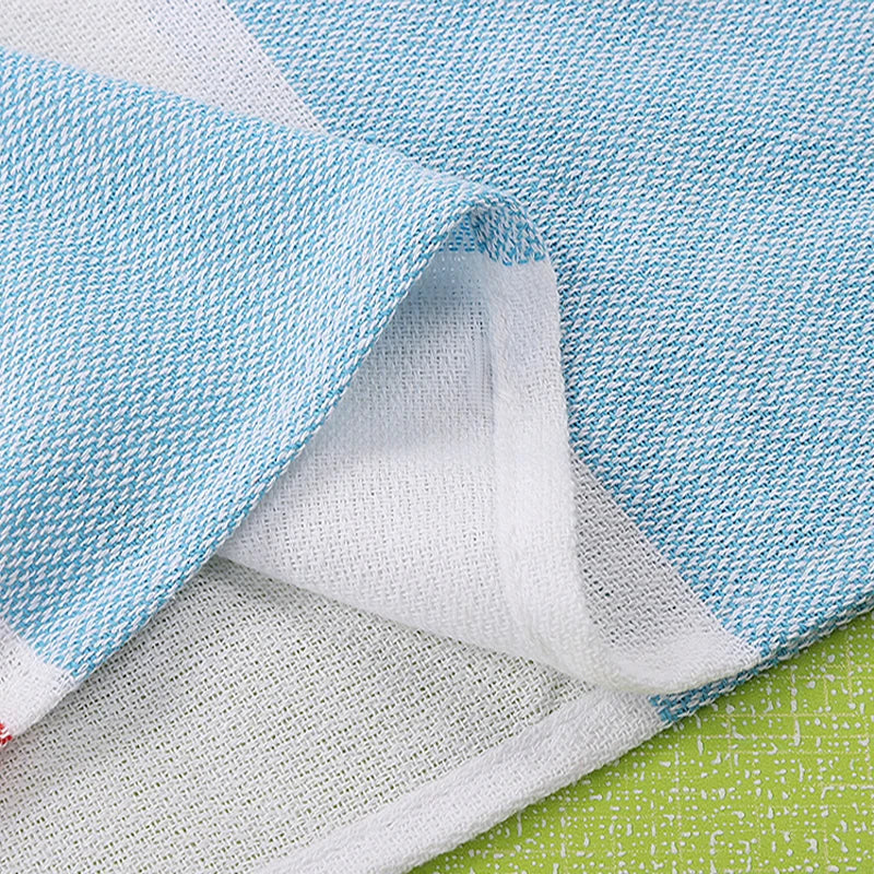 serviette plage coton rayée bleu clair rose vert moderne rapide absorption machine