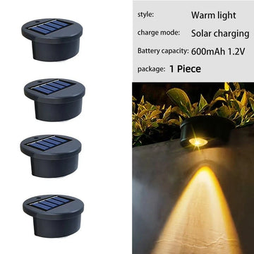 lampes solaires led extérieures décoratives modernes couleur noir jaune rouge bleu vert violet fixations