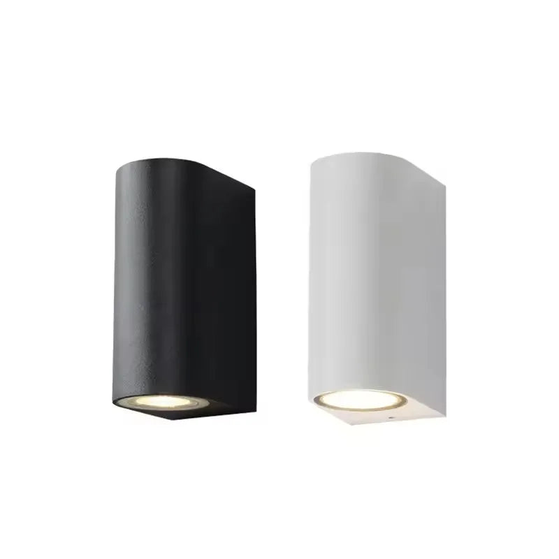 Lampe murale LED moderne aluminium noir blanc fixée mur entrée chambre salle bain 249