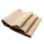 nappe jute rustique mariage campagne 100cm 240cm 500cm texture naturelle boissons vaisselle
