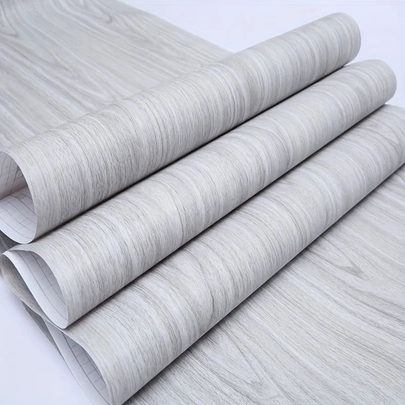papier peint adhésif imitation bois gris clair moderne minimaliste 45cmx100cm 45cmx300cm 45cmx500cm