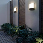 lampe murale led moderne minimaliste noir blanc ip65 extérieure