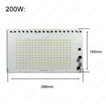 projecteur panneau led blanc 2835 smd 10w 200w intelligent ac220v 70 80 ra