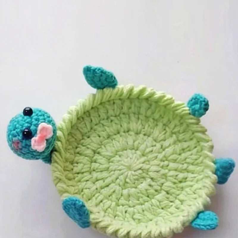 coasters animaux tête serpent tortue adhésifs créatifs couleur vert bleu beige jaune marron