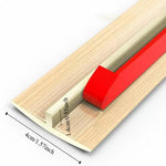 profils seuil pvc brun beige rouge moderne vis fixés aspect bois opaques