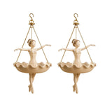 plantes suspendues ballerine tutu chaines decoratives jardin exterieur intérieur arrosoir lierre