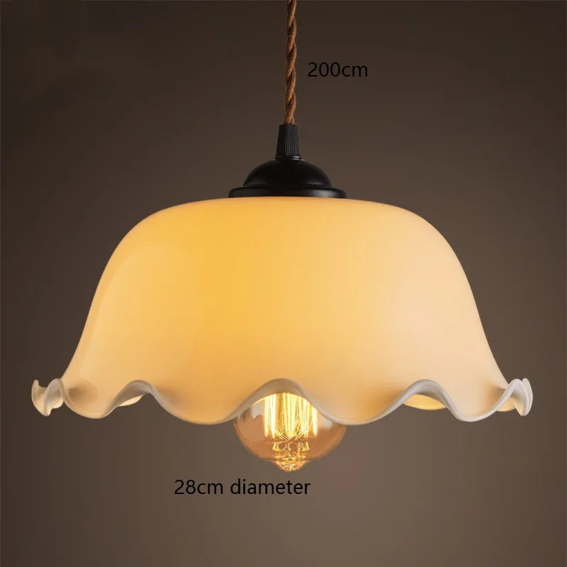 lampe suspendue vintage vert ombre matériau pierre verre 25cm ajustable 200cm autonomie e27
