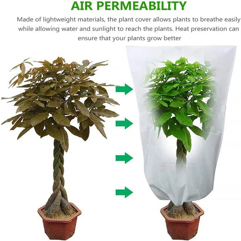 voile hivernage plante tissu non tissé housse protection jardin pot extérieur anti gel blanc