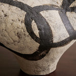 vase céramique bleu marron abstraction moderne minimaliste artisanalintérieur rustic organique