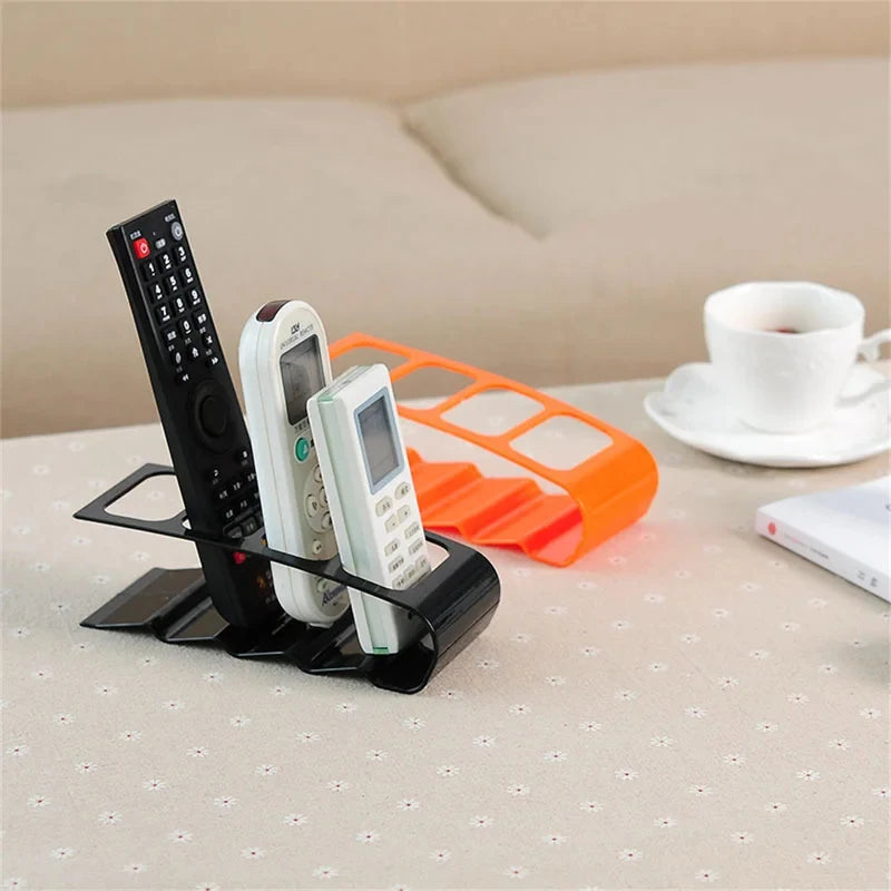 support télécommandes muraux trois couches moderne adhésif marron noir orange