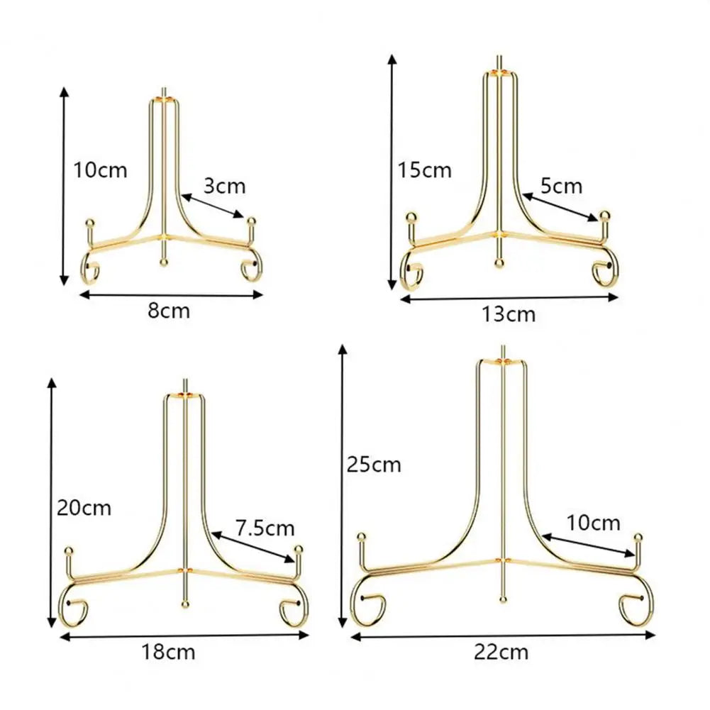 support d'objets moderne or noir argent clips arrondi utilisation multiple salon respectueux environnement