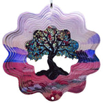 décorations jardin multicolores arbre feuilles fleurs moderne artisanalextérieur pvc fixations anneau métallique