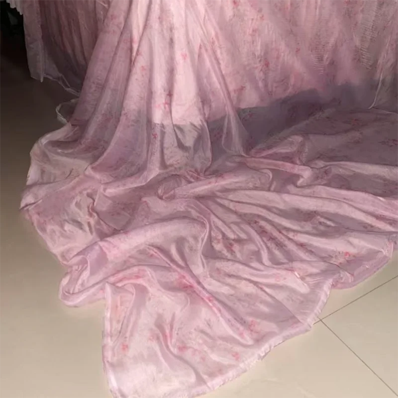 drap lit fleuri moderne rose blanc vert bleu orange soyeux toucher doux imprimé grande