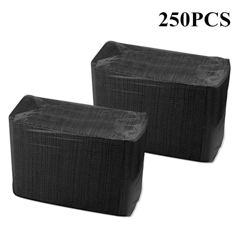 serviette absorbante tatouage jetable imperméable noire motif rayures horizontales protection dos
