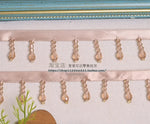 rubans décoratifs pendantes mariage bleu noir rose vert marron beige
