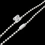 chaîne blanc modernes clips fixation fenêtres opaques uniformes 17mm 7mm