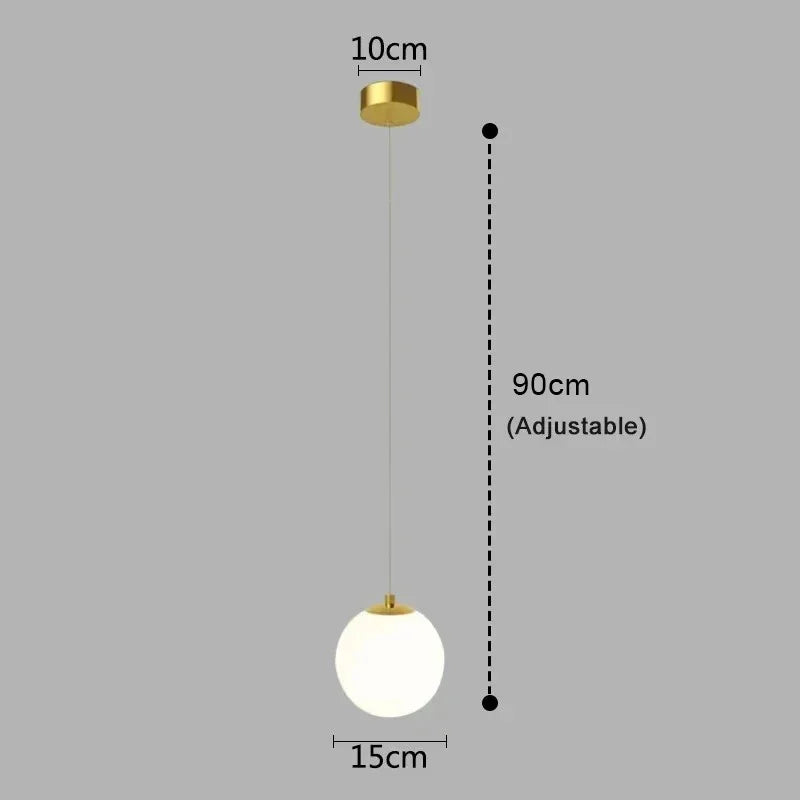 suspension lumineuse moderne minimaliste noir deux globes blancs métal chambre salon