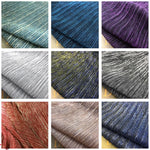 ruban plissé brillant polyester moderne élégant bleu gris rose violet blanc