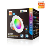 ampoule led intelligente 10w 15w blanc rgb cw tech app contrôle bluetooth voix