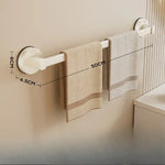 porte serviettes mural gris moderne ventouse texture mat longueur 50cm support serviettes fixe