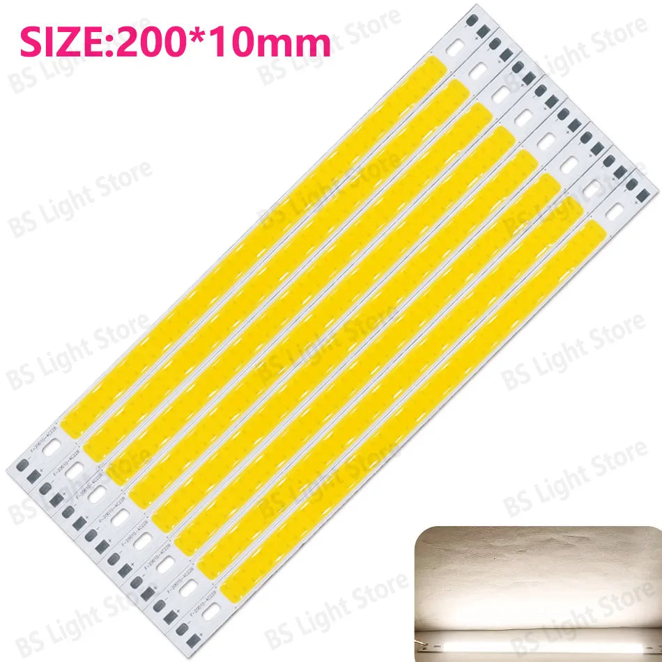 Ruban led jaune rouge vert bleu moderne 12v 12w 200x10mm