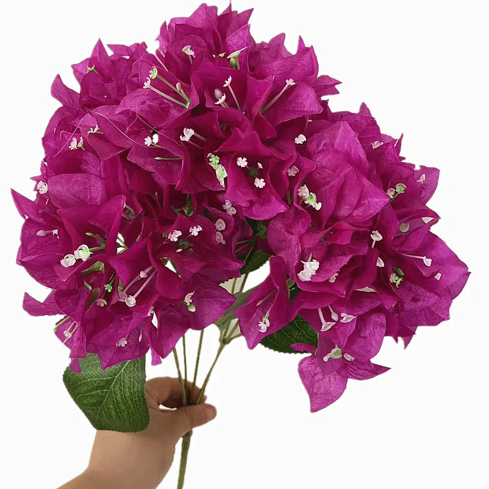 bouquet fleurs artificielles violet rouge rose décoration intérieure moderne minimaliste