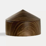 ornements decoratifs cones domes marron beige aspect bois minimaliste moderne deco maison
