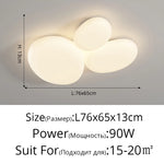 plafonnier led moderne minimaliste acrylique blanc fixation circulaire ovale éclairage quotidien contemporain