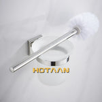 accessoires salle bain chrome moderne porte savon brosse wc porte papier porte serviettes minimaliste