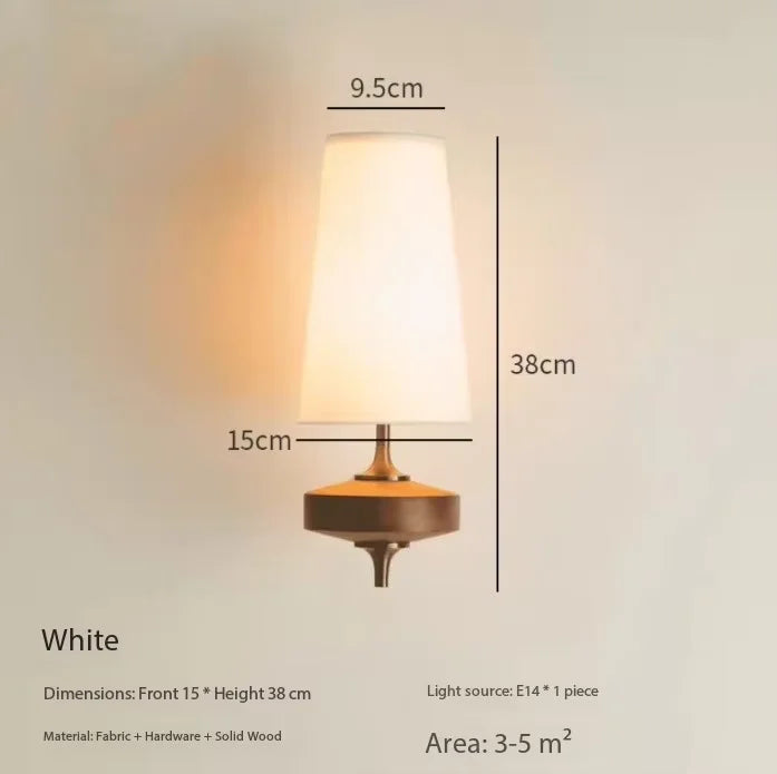 lampe murale moderne blanc vert marron texture tissée éclairage quotidien 220V LED 3000K 4000K