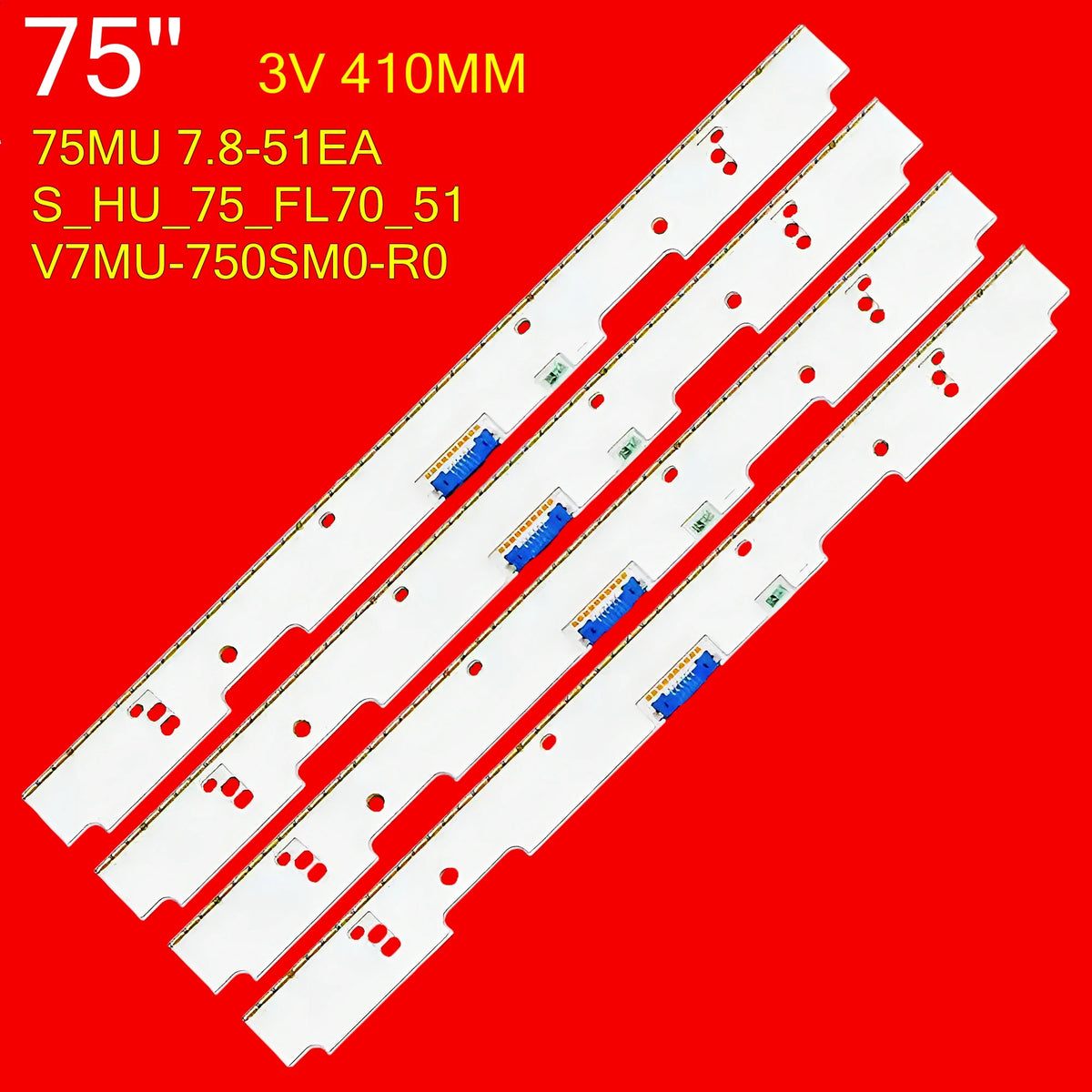 barrette led décoration professionnelle intégrée 75 inch moderne blanc flux lumineux haute qualité facile