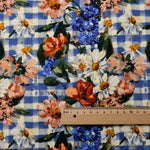 tissu coton imprimé floral vintage motifs champêtres opaques bricolage popeline 145cm DIY