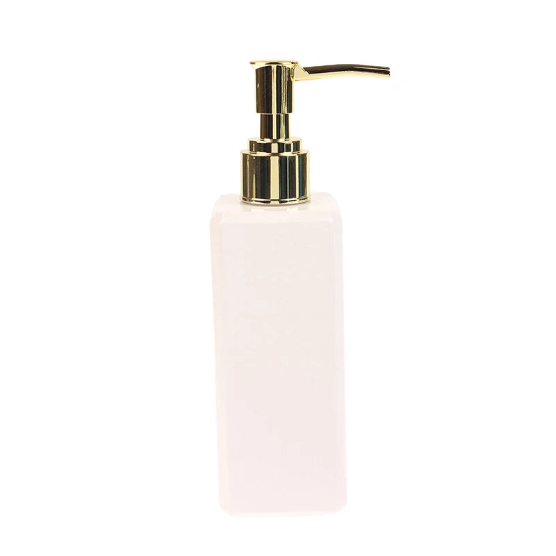 distributeur savon liquide bouteille rechargeable pompe contemporain rose clair vert pastel noir blanc mat