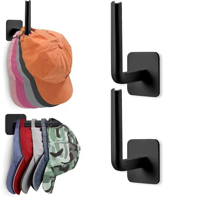 supports muraux adhésifs chapeaux tasses rouleaux papier toilette moderne minimaliste différentes couleurs transparents