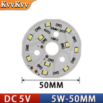 plaque led diy 5w 10w 5v dimmable cable usb blanc moderne circulaire diodes intégrées
