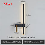 lampe murale moderne noire dorée éclairage cuisine chambre entrée interrupteur fixée mur led sources