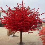 arbre décoratif artificiel rouge extérieur fêtes nouvelles années
