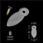 clips métalliques vis clips argent doré moderne fonctionnels fixations vis rond métal