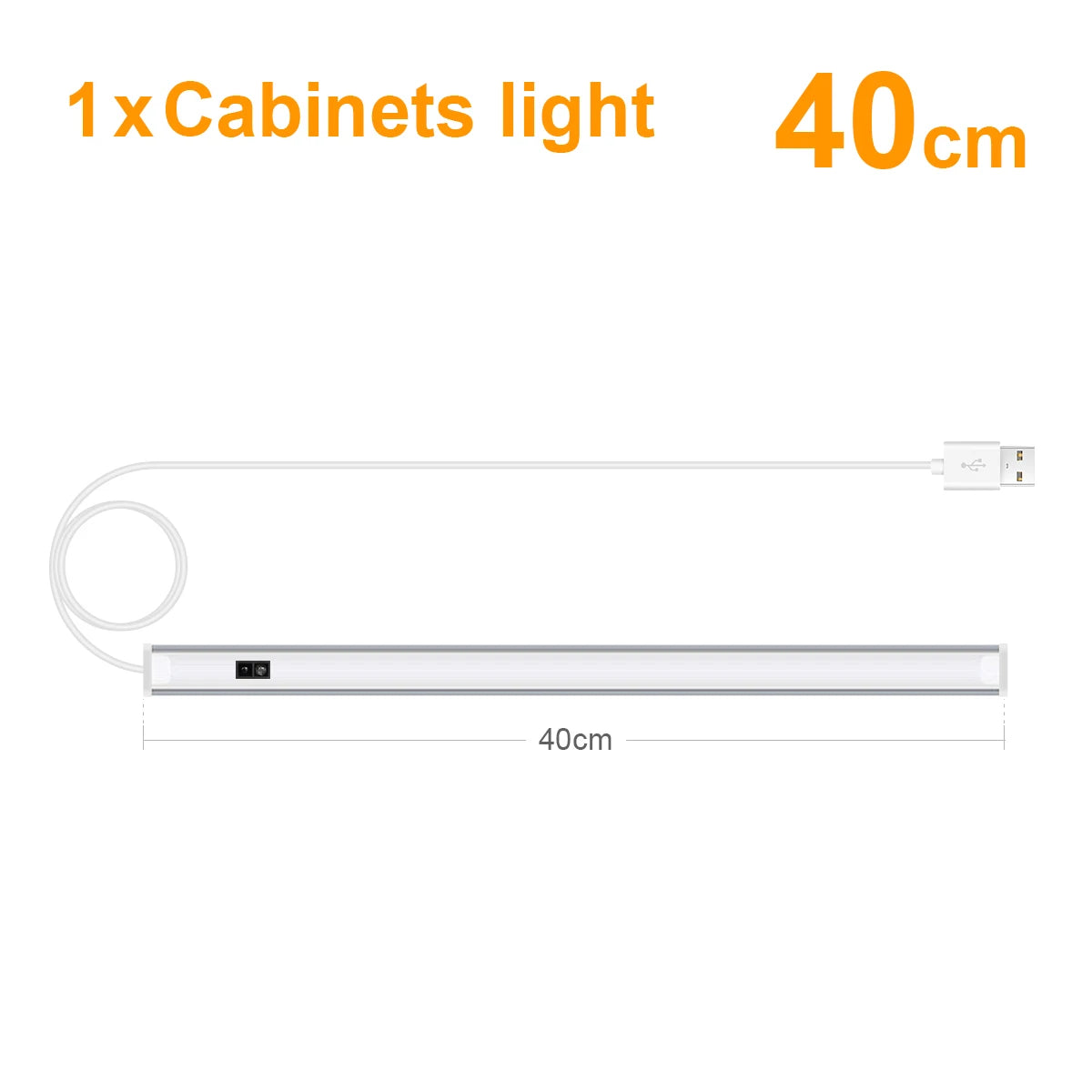 lampe led tactile blanche moderne adhésif sensor sans contact 5v 5w aluminium