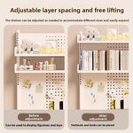 étagère murale modulaire métal blanc porte crayons support objets moderne