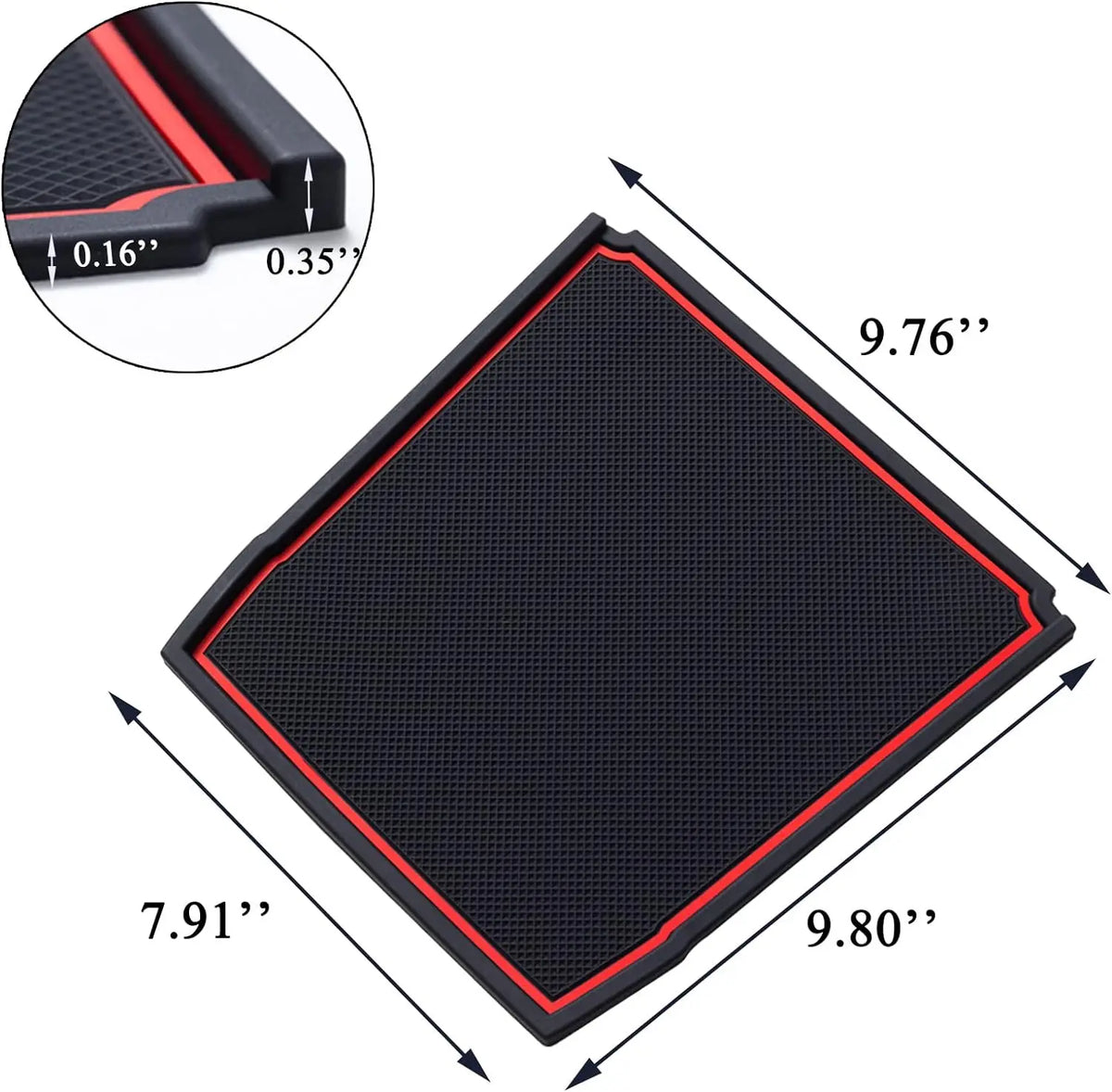 tapis tableau bord auto noir orange texturé adhésif moderne utilitaire