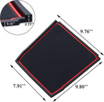 tapis tableau bord auto noir orange texturé adhésif moderne utilitaire