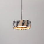 lampe suspendue marbre moderne blanc noir gris salon chambre restaurant étude