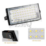 projecteur led extérieur moderne noir blanc couleurs éclairage jardin led opaque certifications multiples